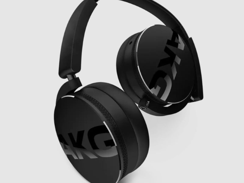 Black AKG headphones for professional use in studios and commercial settings