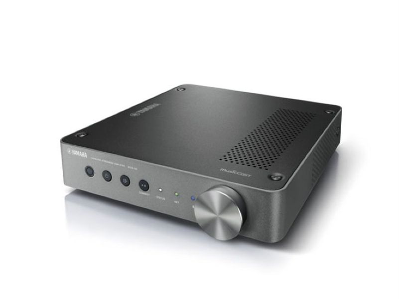 WXA-50 amplifier in dark silver, with MusicCast capability