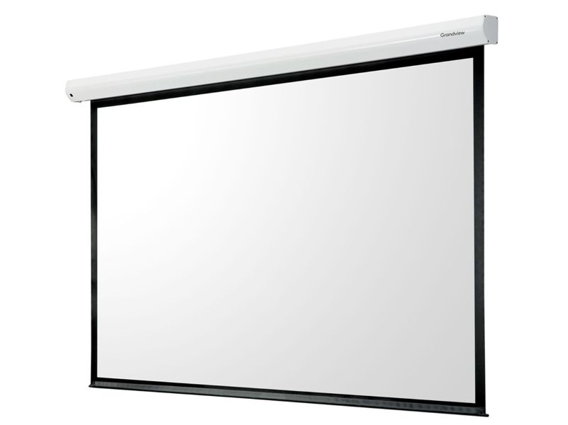 Frontal angle of a motorised screen