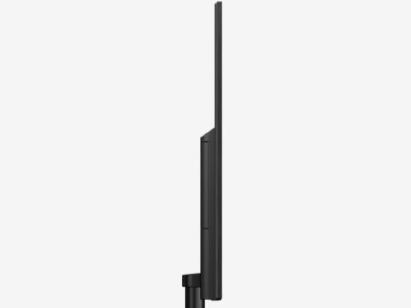 Side view of the very thin profile of Panasonic TH75hx900z television